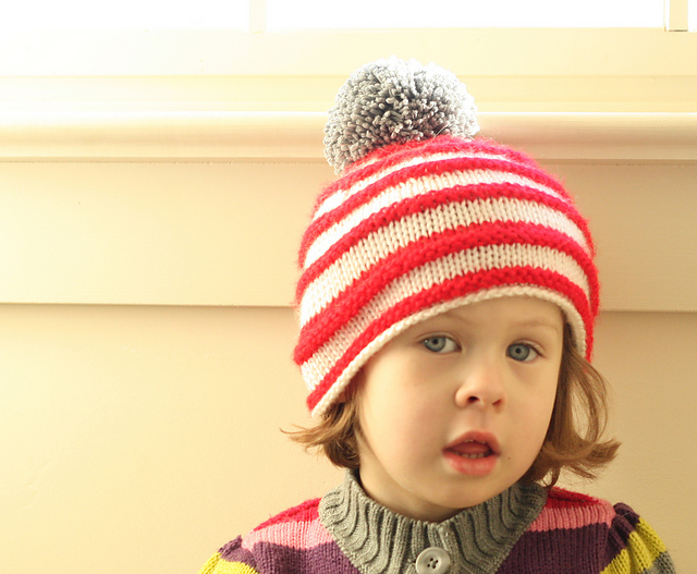 Ravelry Candy Stripe Toboggan pattern by Tara Miller