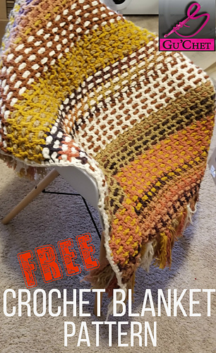 Crochet Fall Blanket by GuChet 1