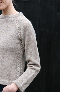 Detail of the side and shoulder.