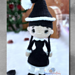 Miss Wednesday Amigurumi pattern 