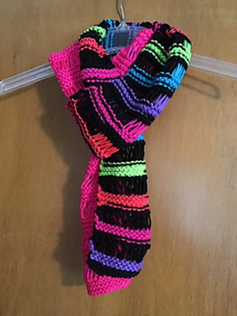 2 in 1 Drop Stitch Scarf