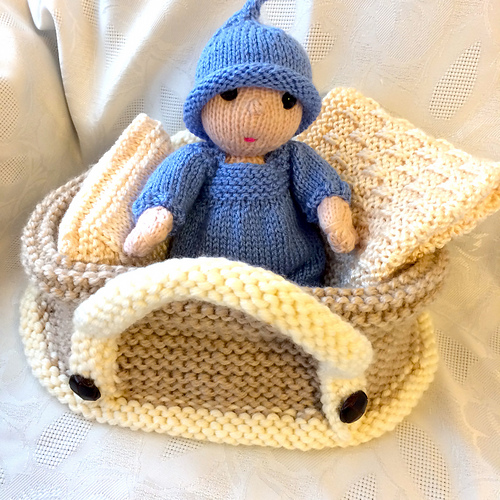 Ravelry Baby Doll in Crib pattern by Pat Alinejad