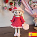 Rosie Strawberry doll pattern 