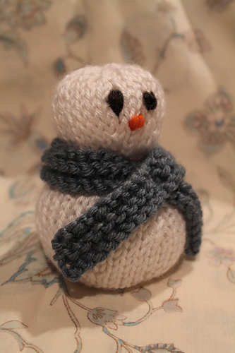 Sweet Snowman Knitting Pattern photo 2