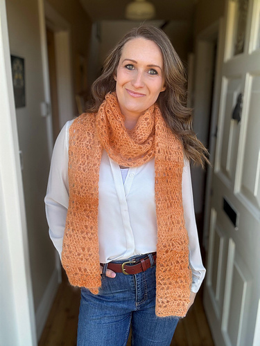 ＜rokh＞SCARF WRAP BLOUSE Green Garden Scarf Euroflax™ Premium Linen Blouse | FARM Rio