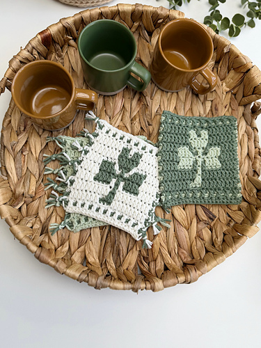 Shamrock Coasters