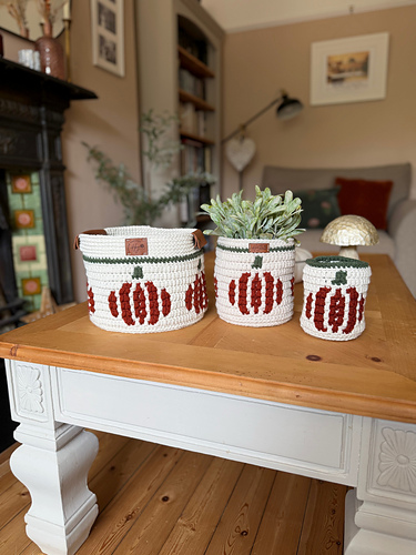 Fall Into Place Pumpkin Baskets