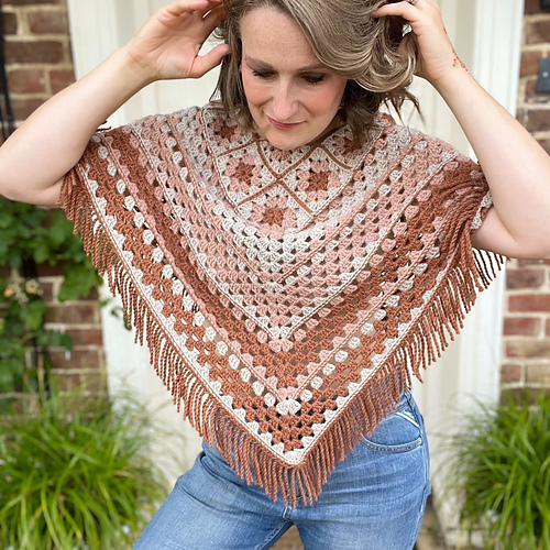 Franny Granny Poncho - Hannah Cross