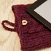 cabled kindle cosy pattern 