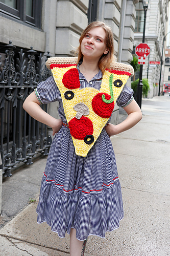 Pizza Bag - HappyCrochetLady by Rachel Paul