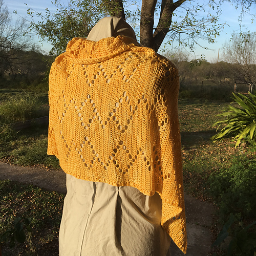 Diamond Love Crochet Scarf/Wrap photo 3