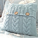 Heartstrings Cushion Cover pattern 