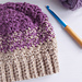 Ombre Lemon Peel Stitch Hat pattern 