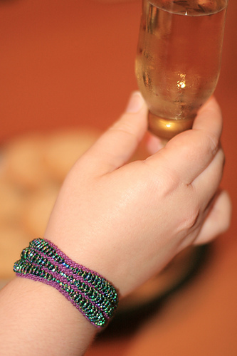 Emerald Beaded Bracelet