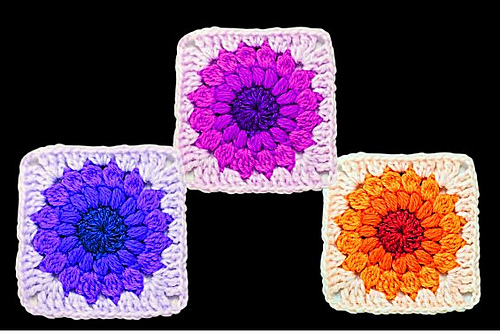 starburst granny square photo 11