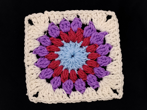 starburst granny square photo 12
