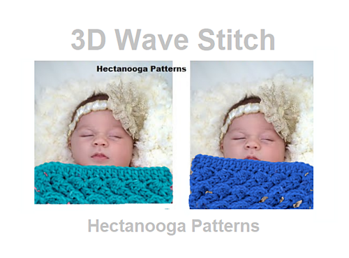 3D Wave Stitch Blanket