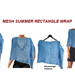Easy Summer Mesh Wrap pattern 