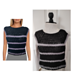 3090 TOP DOWN SCOOP NECK sweater pattern 
