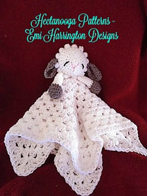 763 LITTLE LAMB BABY SNUGGLE BLANKET