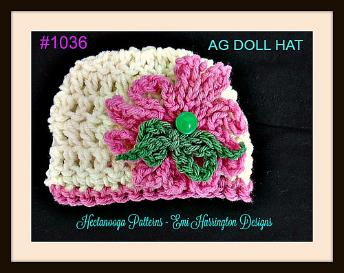 1036 - AG Doll Hat photo 1