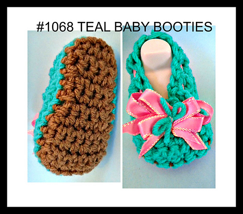 #1068 - TEAL BOOTIES photo 1