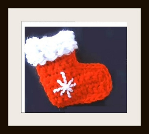 Mini Christmas Stocking Ornament photo 2