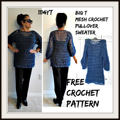 1114yt- BIG T Mesh pullover photo 5