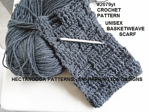 2079YT - BASKETWEAVE Scarf photo 2