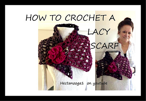 2165yt- LACY SCARF/SHAWL photo 3