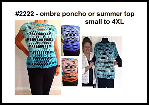 2222yt- SUMMER PONCHO Sweater photo 4