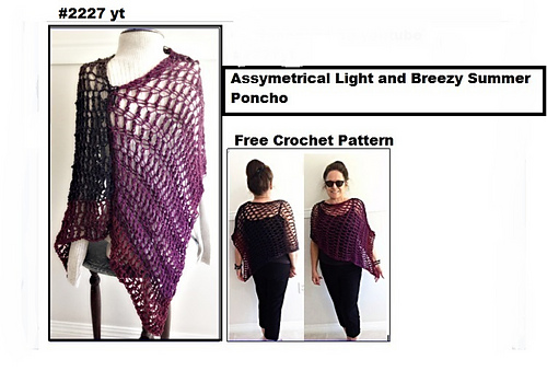2227yt - LIGHT BREEZY Poncho photo 3