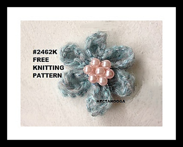Ravelry: 2462k- Mohair flower pattern by Emi Harrington