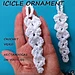 Icicle Christmas Ornament pattern