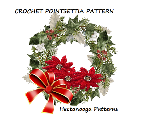 CROCHET POINSETTIA photo 3