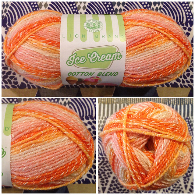 Ravelry Lion Brand Ice Cream Cotton Blend