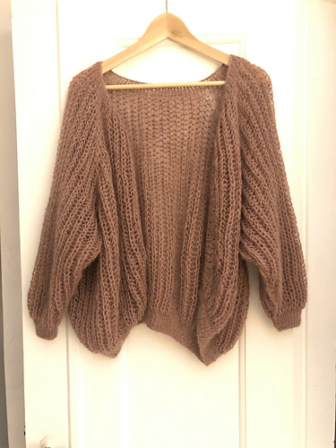 Patent Cardigan / Brioche Cardigan - byHeidiq-dk