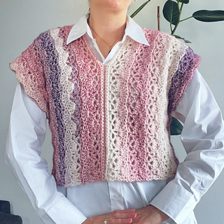 Ravelry: Rosaline Vest pattern by Jelena Nemcenko