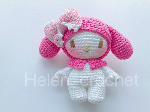 Melody og Kuromi - Helen Crochet