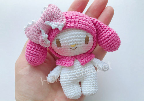 Melody og Kuromi - Helen Crochet