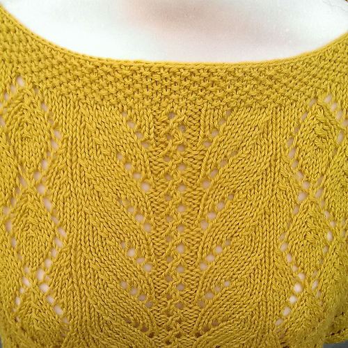 Høstløv Croptop - Helle Slente Design