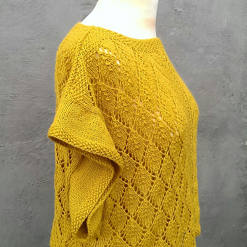 Høstløv Croptop - Helle Slente Design