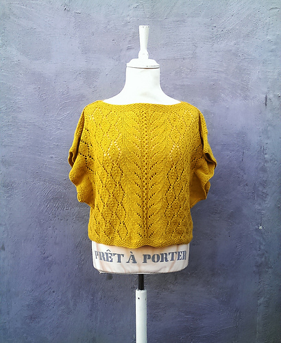 Høstløv Croptop - Helle Slente Design
