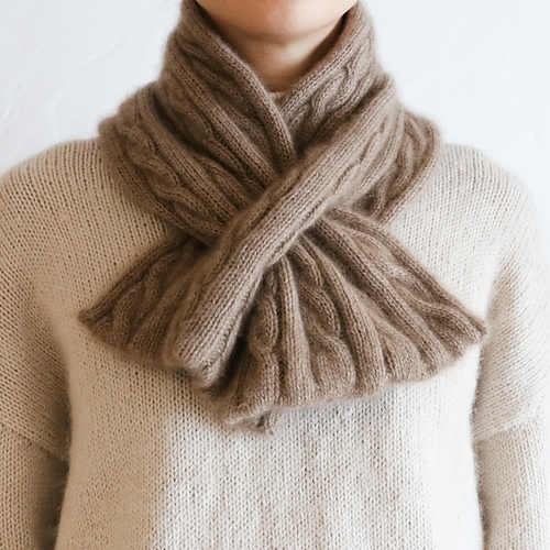 Ravelry: Double Cable Scarf pattern by HELLO, HYGGE LIFE