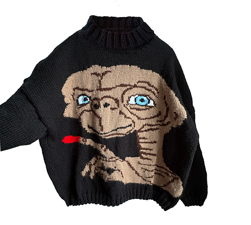 Oversized Boxy Alien Jumper