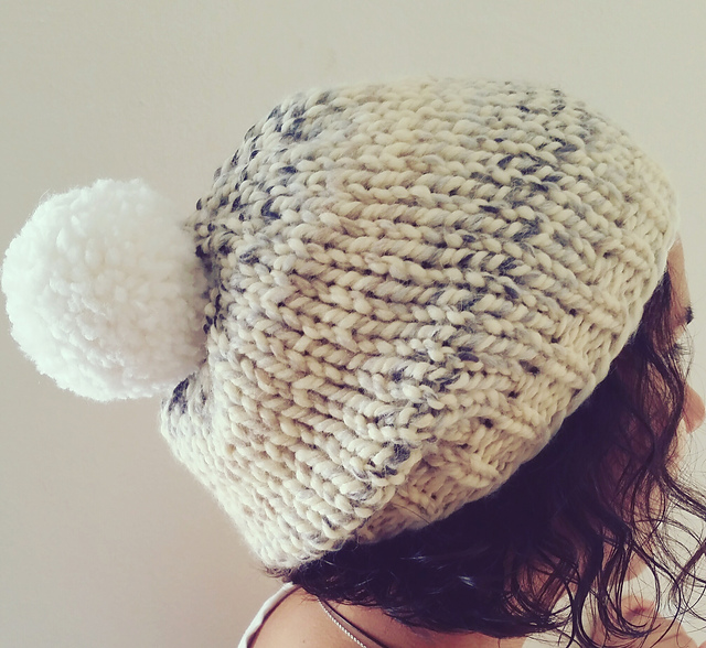 Ravelry Marshmallow Fluff Chunky Hat pattern by Dianne Corzo