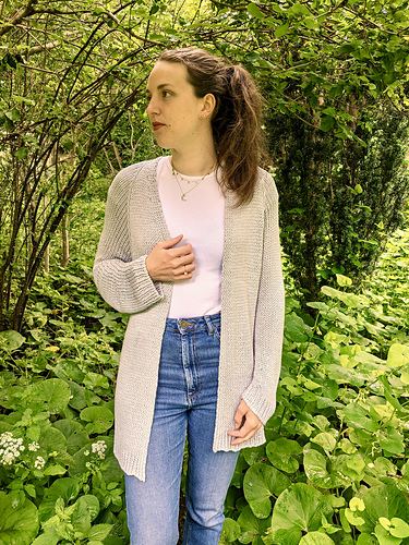 カーディガン mame - Bamboo Basket Pattern Knitted Cardigan Bamboo Basket Pattern Knitted Cardigan - INTERNATIONAL RELATION