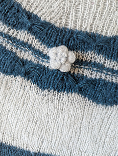 A closer look at a delicate embroidery detail from one of our amazing testers.
