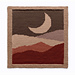 Crescent Moon Knit Square pattern 