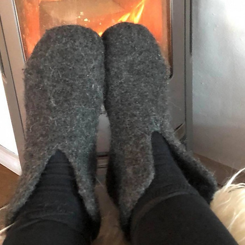 Felted slippers - Tine Sommer Hansen